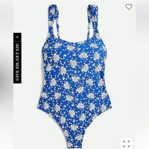 JCrew Blockprint One Piece Bathing Suit Size 4